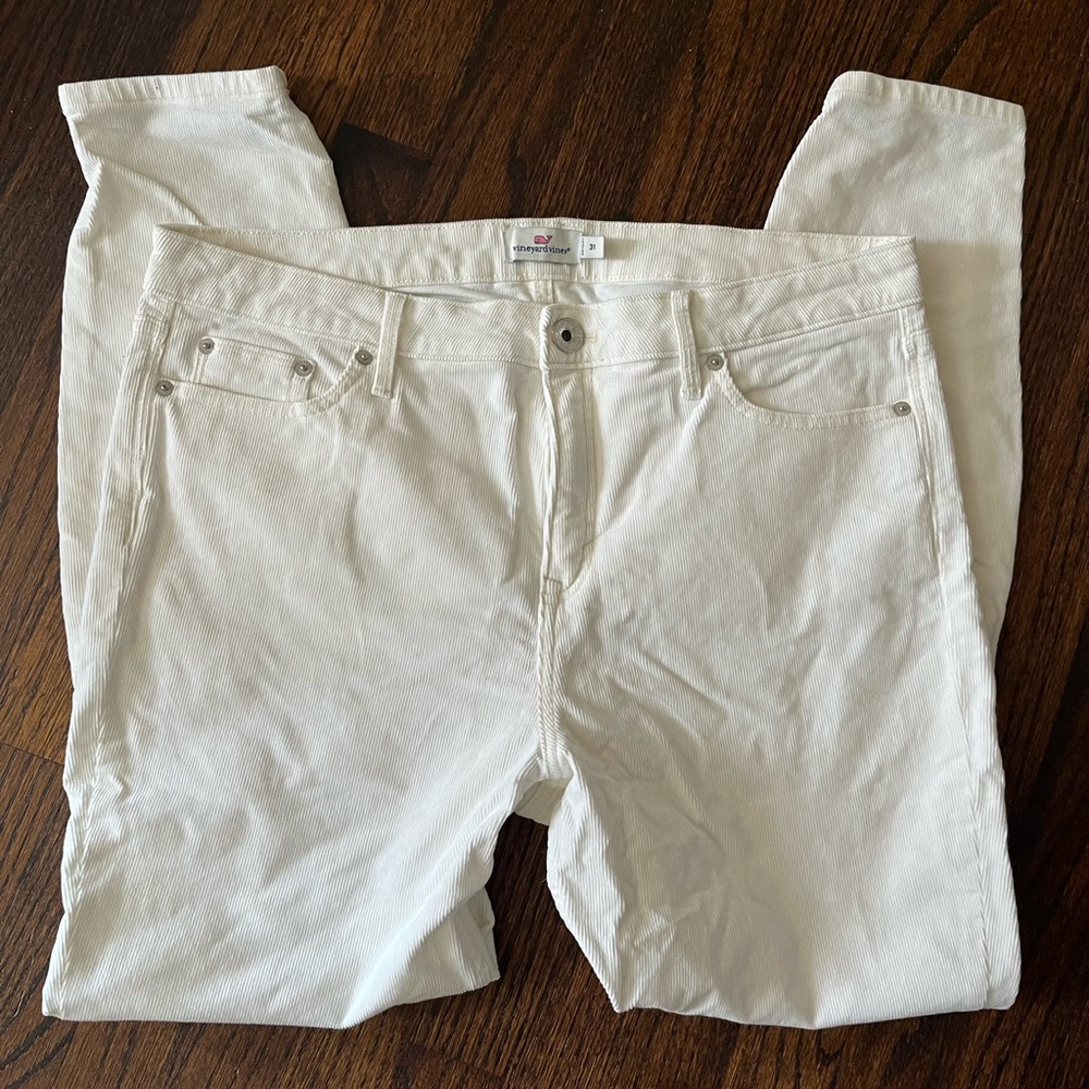 Vineyard vines high rise skinny Jean corduroy pant